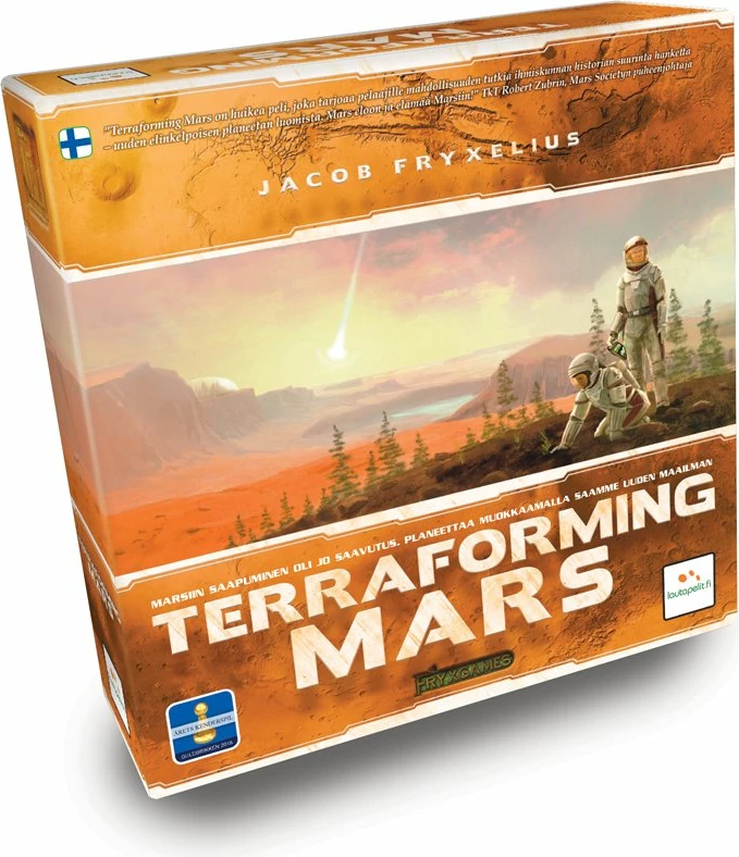 Lojë tavoline Ladyluck Digital Media Terraforming Mars, edicion finlandez (1-5 lojtarë)
