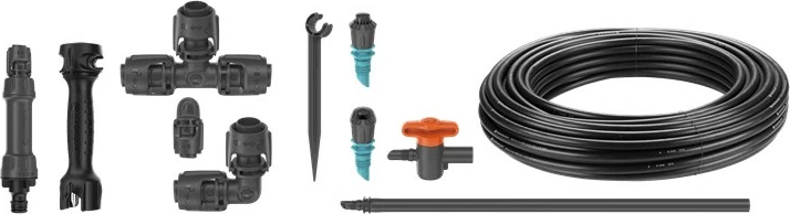 Set ujitje me pika Gardena 13450-20, 25m, zi, gjelbër