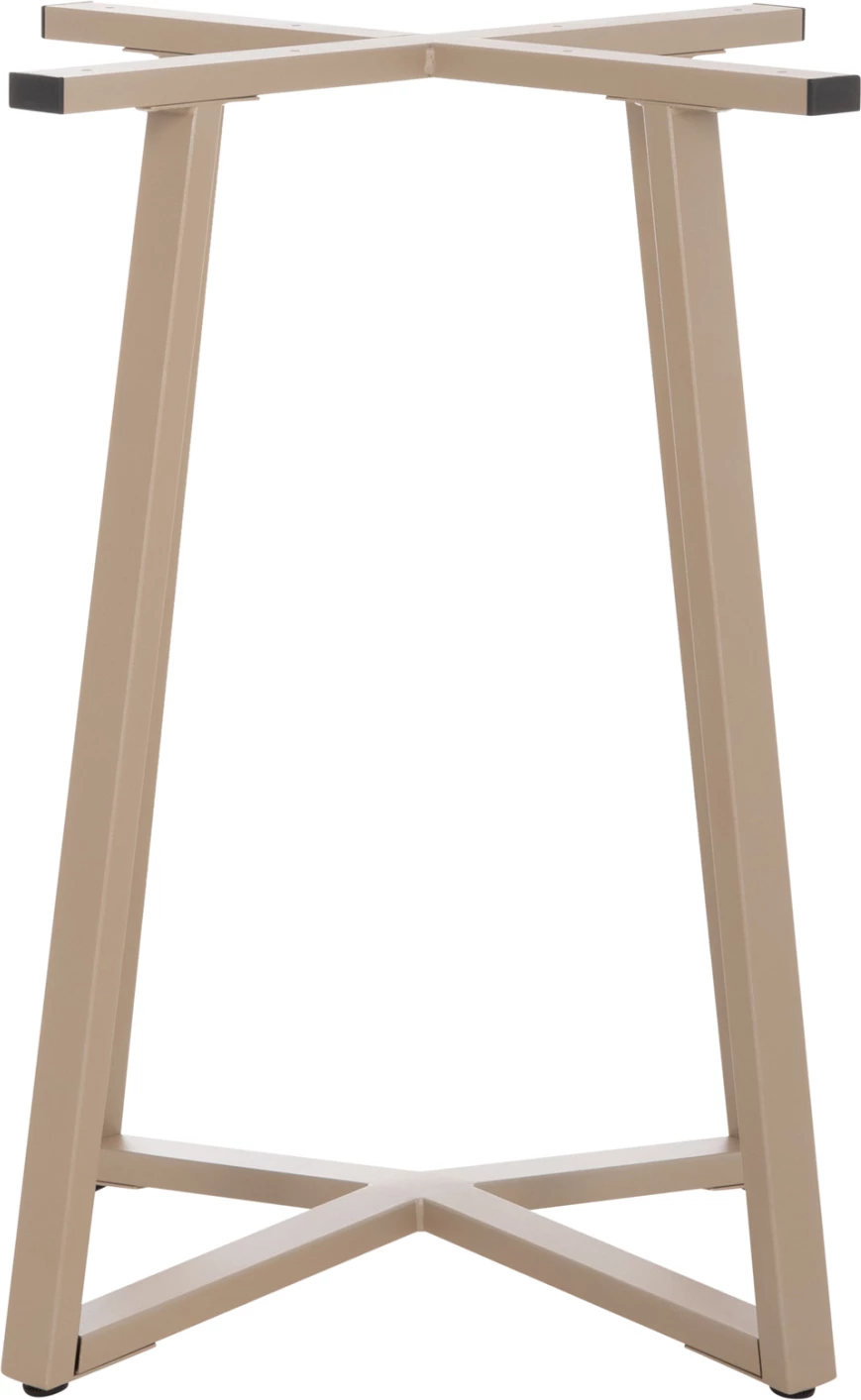 Këmbë tavoline metalike, ngjyrë kapuçino, FH470.25, 60x60x72cm