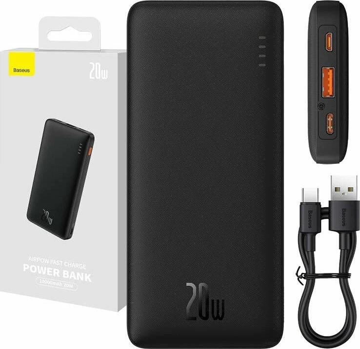 Powerbank Baseus Airpow 10000mAh 20W, i zi