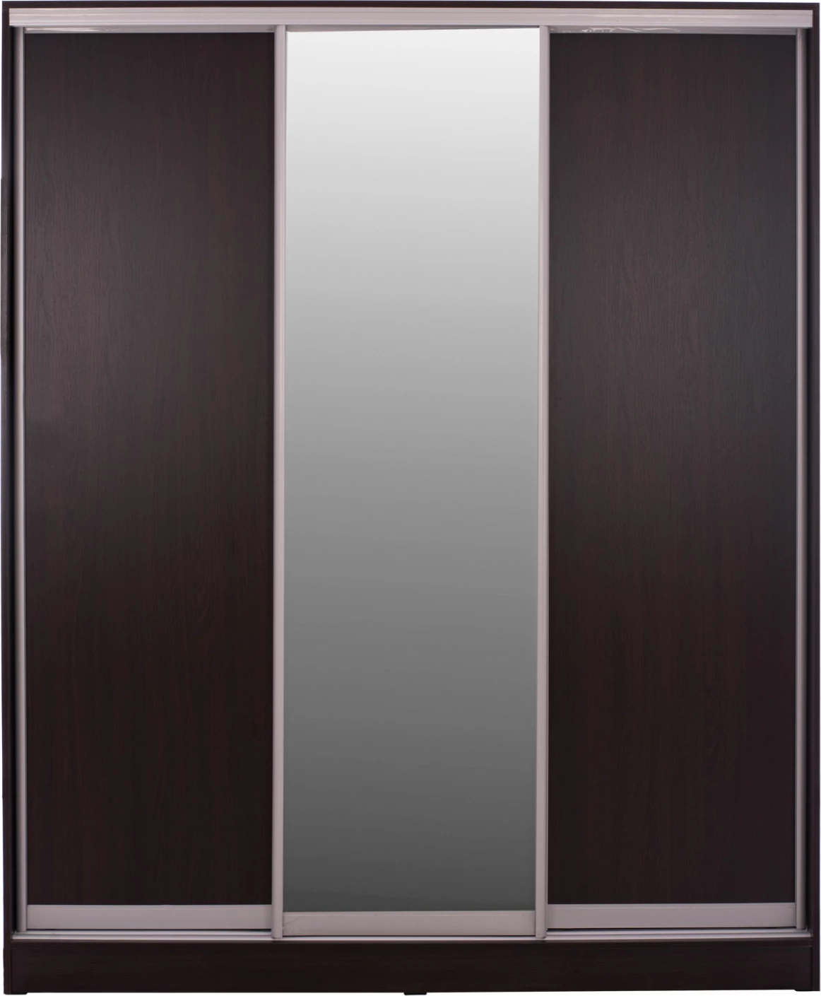 Dollap me dyer rrëshqitëse, ngjyrë wenge, FH2461.02, 183x60x220 cm