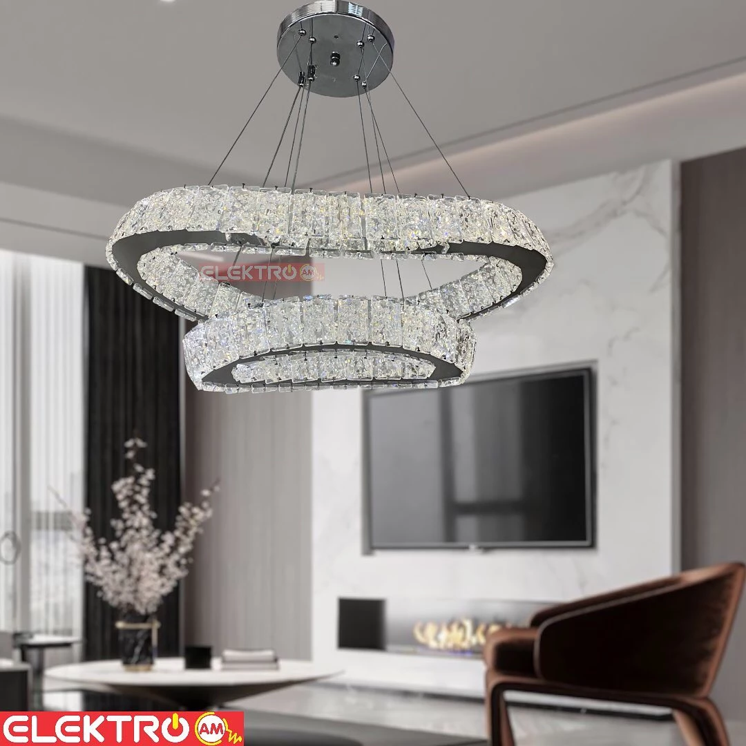 Abazhur LED kristal i varur H03