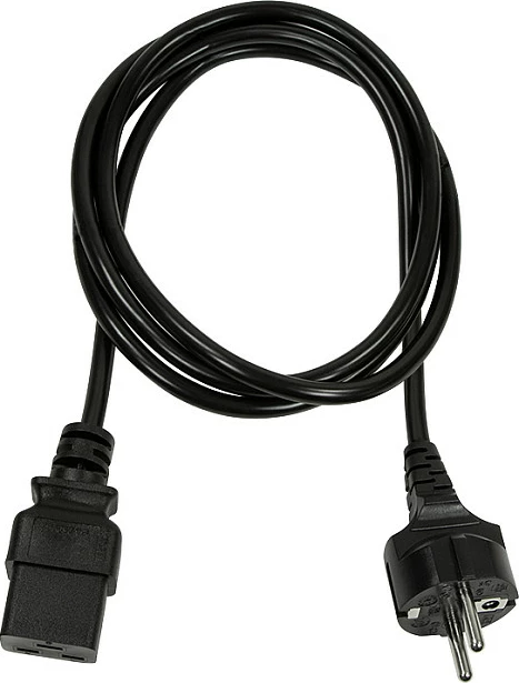Kabllo rryme LogiLink CEE 7/7 në IEC C19, 1 m, e zezë