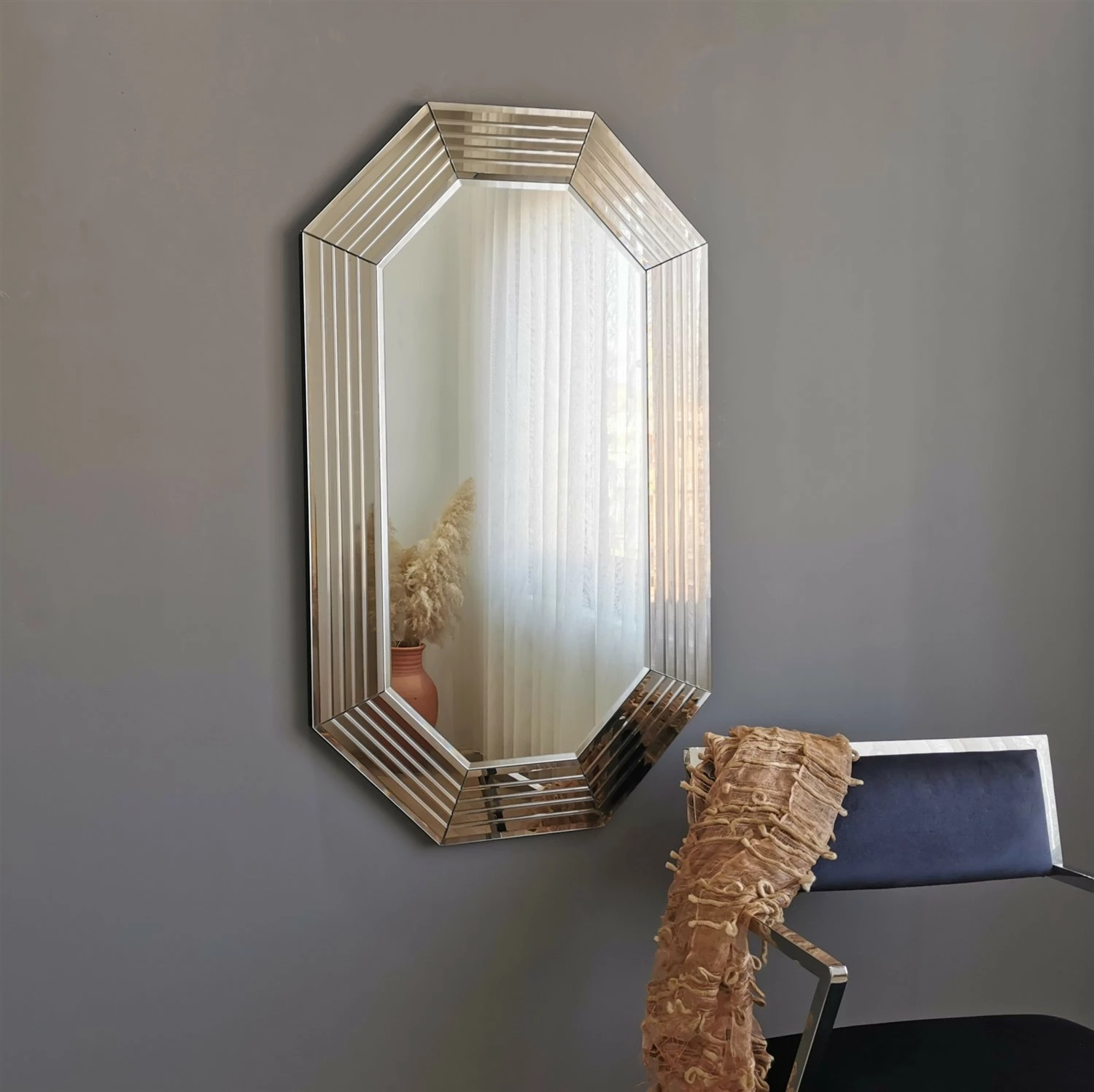 Pasqyrë bronzi Hanah Home, A312D, 60x100cm