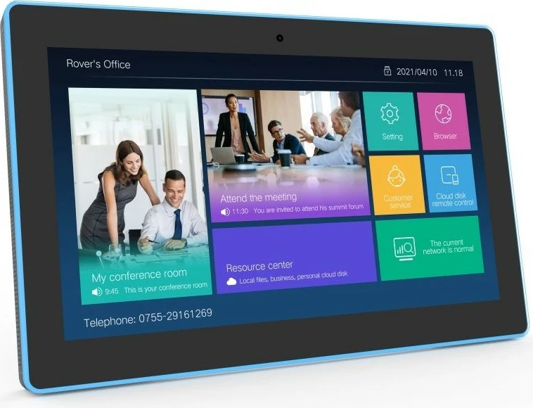 Tablet ALLNET Meetingraum 15 Zoll, Android 10, NFC/RFID, e zezë