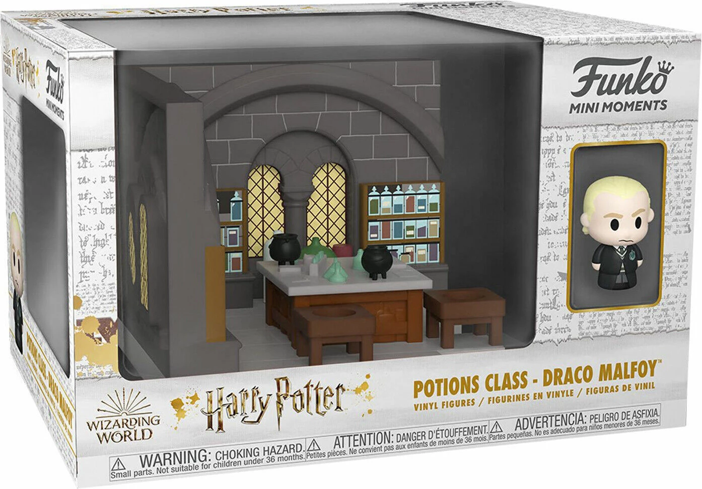 Figurinë vinyl Funko Mini Moments Harry Potter Anniversary Potions Class - Draco Malfoy (mundësi Chase Tom Riddle)