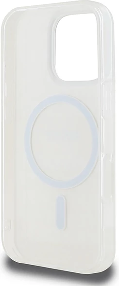 Mbështjellës DKNY Repeat Texture Pattern & Stripe MagSafe për iPhone 16 Pro, Rozë