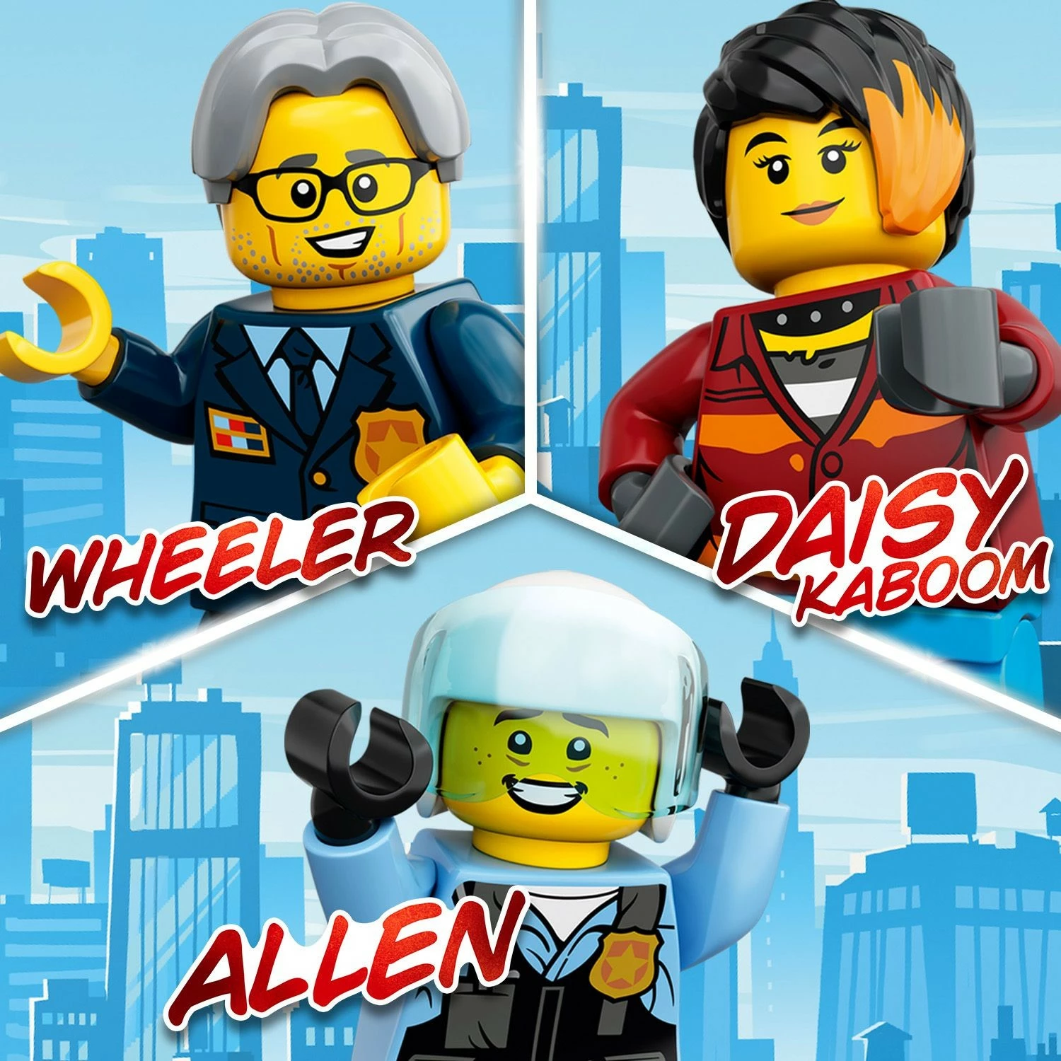 Set ndërtimi LEGO City Police Station, 668 pjesë, plastikë, shumëngjyrësh