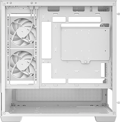 Kasë DeepCool CG380 3F WH, Midi Tower, ITX/micro ATX, xham i temperuar, RGB, e bardhë