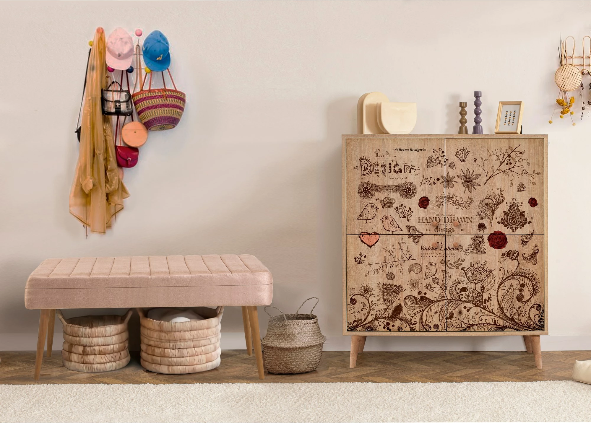 Set mobiljesh për korridor Skye Decor, Sonomo dhe Stone, 731-0900