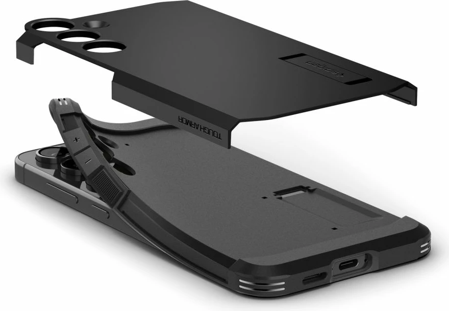 Mbështjellës Spigen Tough Armor për Samsung Galaxy S24 FE, Zi