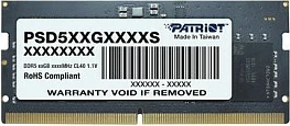 RAM Memorje Patriot Signature Line PSD58G560041S 8GB DDR5 5600MHz SO-DIMM