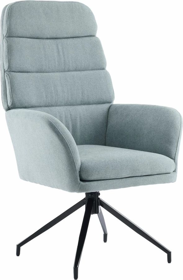 Karrige zyre rrotulluese GIRAR, ngjyrë mint, 70x69.5x113 cm