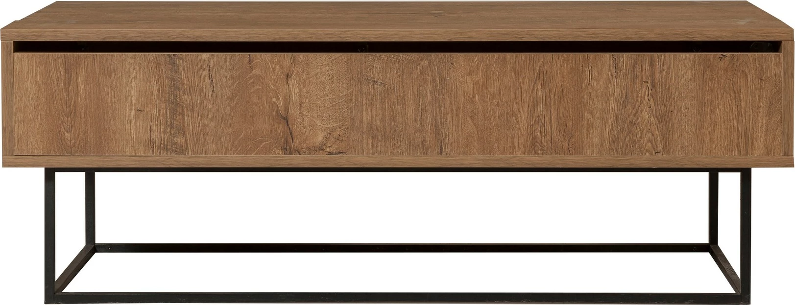 Set mobiljesh për dhomë dite, Skye Decor, Laxus Takım 5, ngjyrë arre dhe e zezë