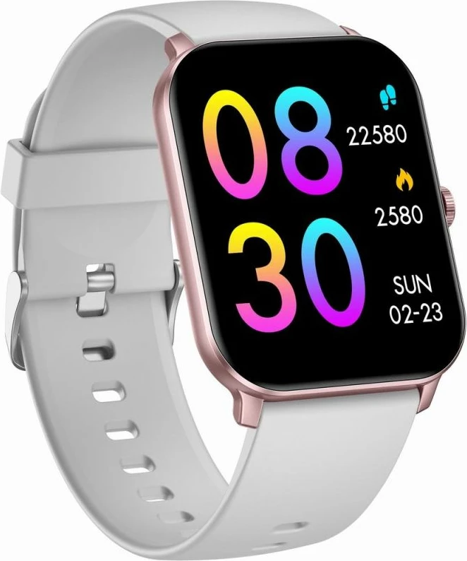 Smartwatch Gravity GT36-2, rozë gold/gri