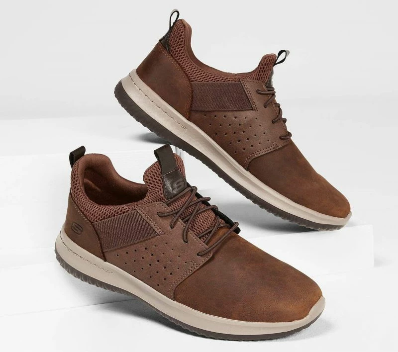 Atlete për meshkuj Skechers, kafe [Madhësia: 42.5]