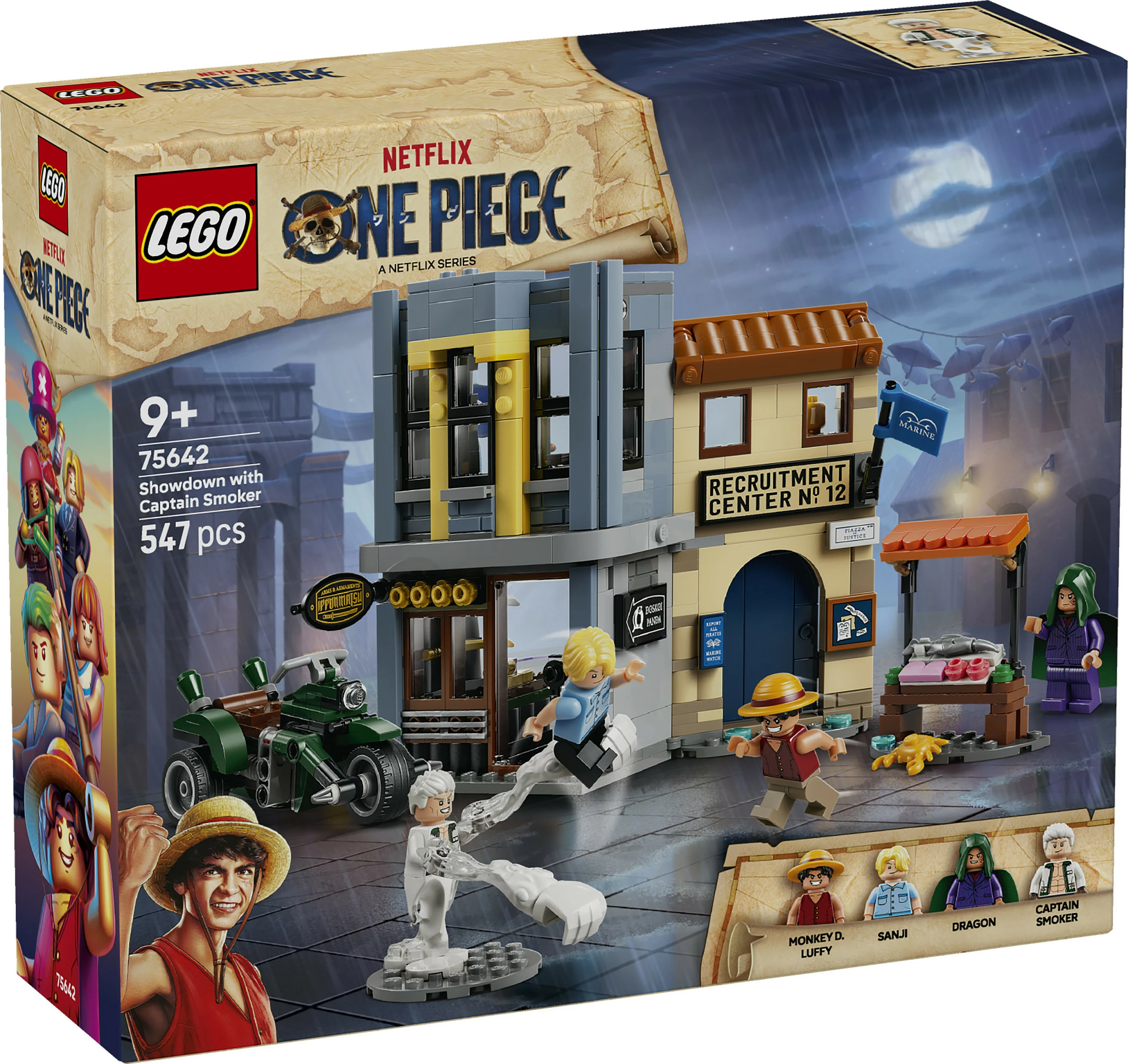 Set LEGO One Piece 75642 Showdown with Captain Smoker, 547 pjesë, 9+