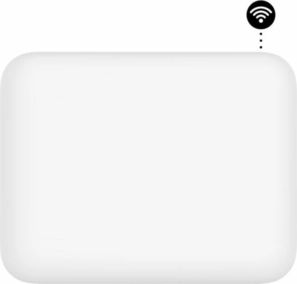 Radiator panel konveksion me Wi‑Fi MILL Invisible Smart PA400WIFI4 400W, i bardhë