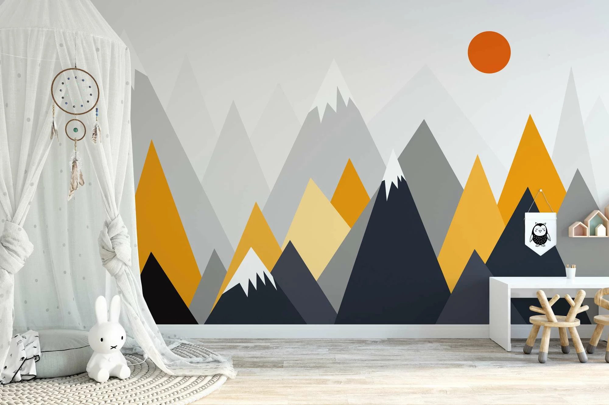 Sticker dekorativ për mur Wallity, shumëngjyrësh, MDK-00165, 100x100 cm