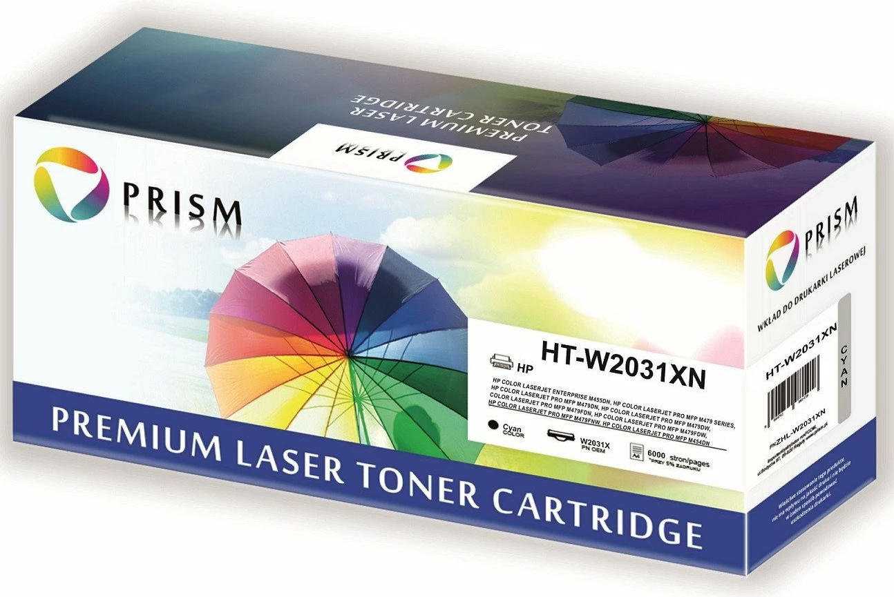 Toner PRISM 415X W2030X 7,500 faqe me chip A, Black