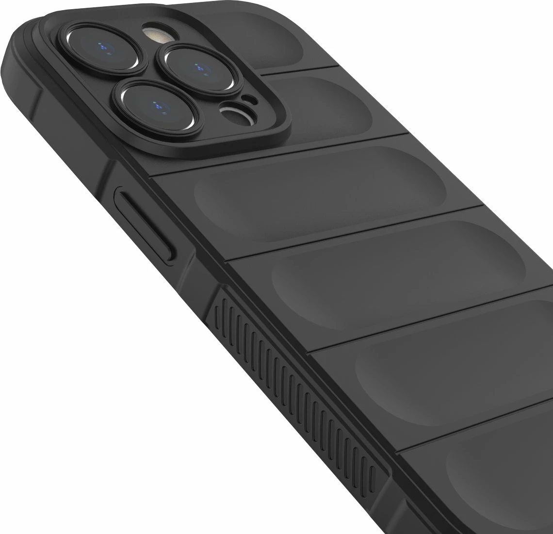 Mbështjellës Hurtel Magic Shield Case për iPhone 14 Pro, elastik, i blinduar, kuq