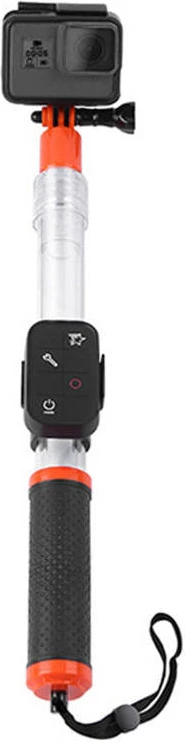 Selfie stick notues për kamera sportive Telesin GP-MNP-T01, 36-62cm, portokalli/zezë