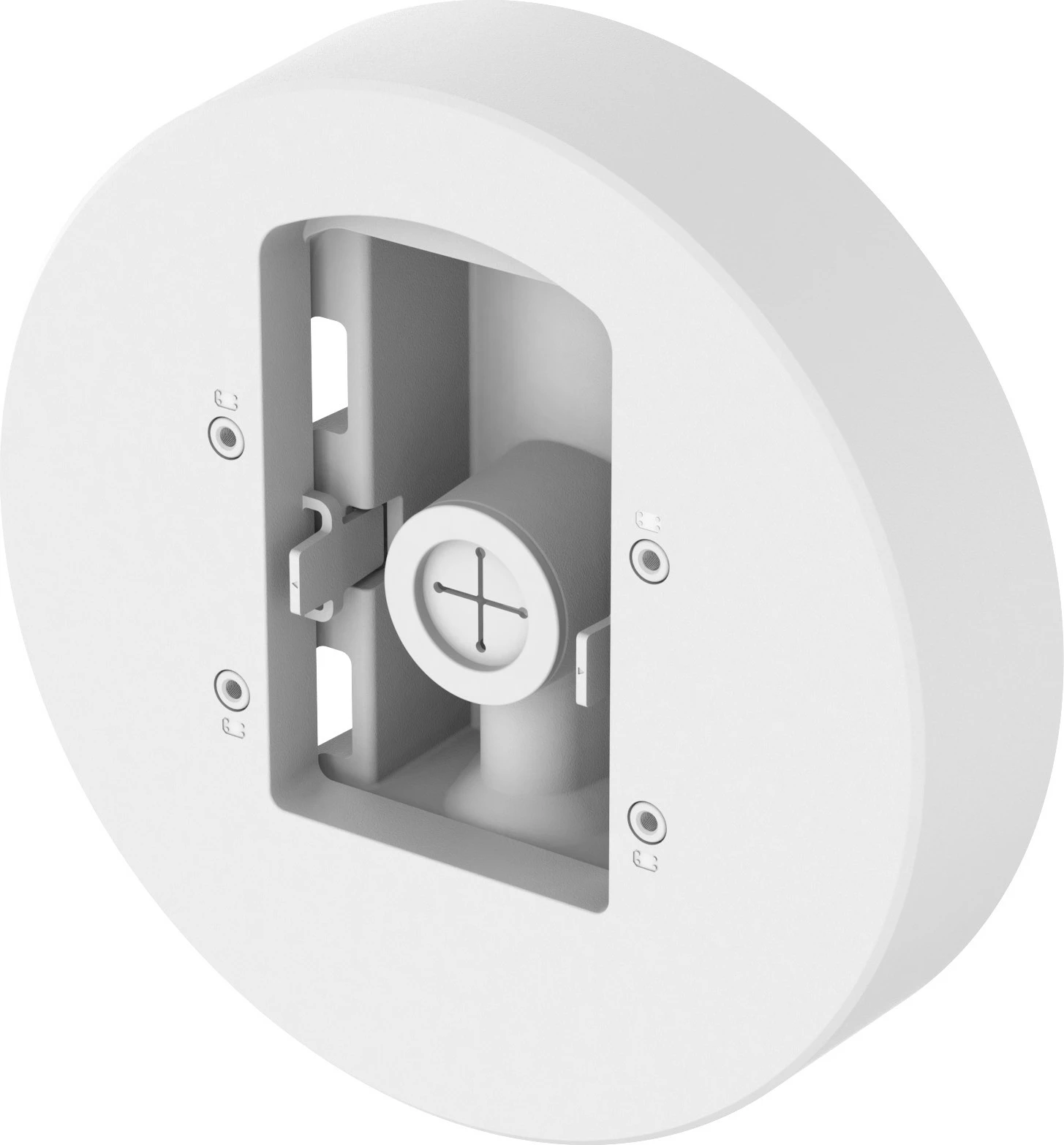 Mbajtëse Hanwha SBD-180PMW për kamera rrjeti, 18.7 cm, alumini/plastik, e bardhë