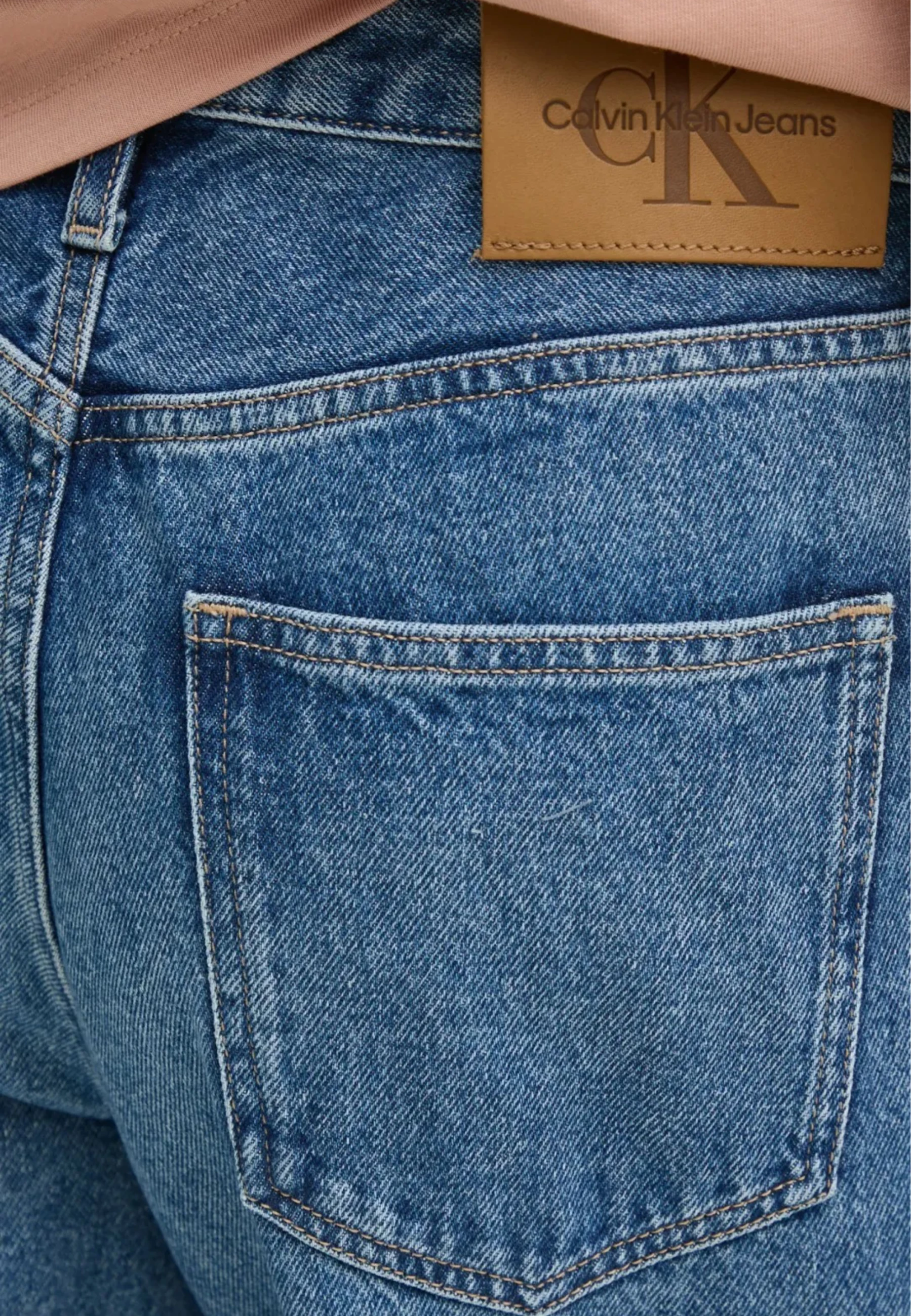 Pantallona xhinse për femra Calvin Klein Jeans 90'S LOOSE J20J225069, denim i errët [Madhësia: W25]