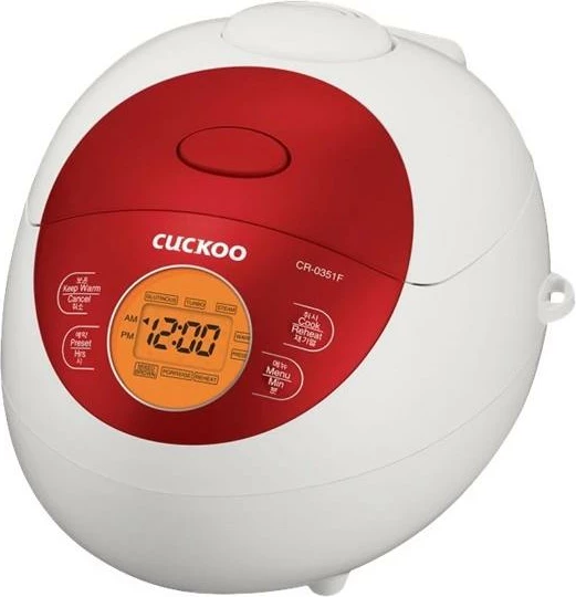 Gatues orizi Cuckoo CR-0351F 540 ml me Fuzzy Logic, bardhë e kuqe