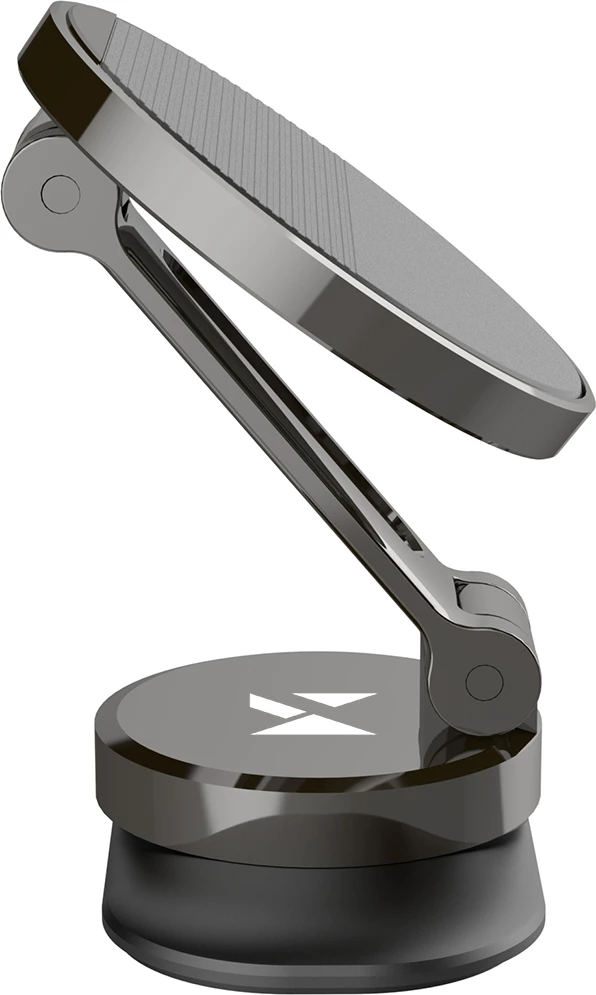 Mbajtës telefoni për veturë Wozinsky WPT-605, magnetik, i palosshëm, për dashboard, gri