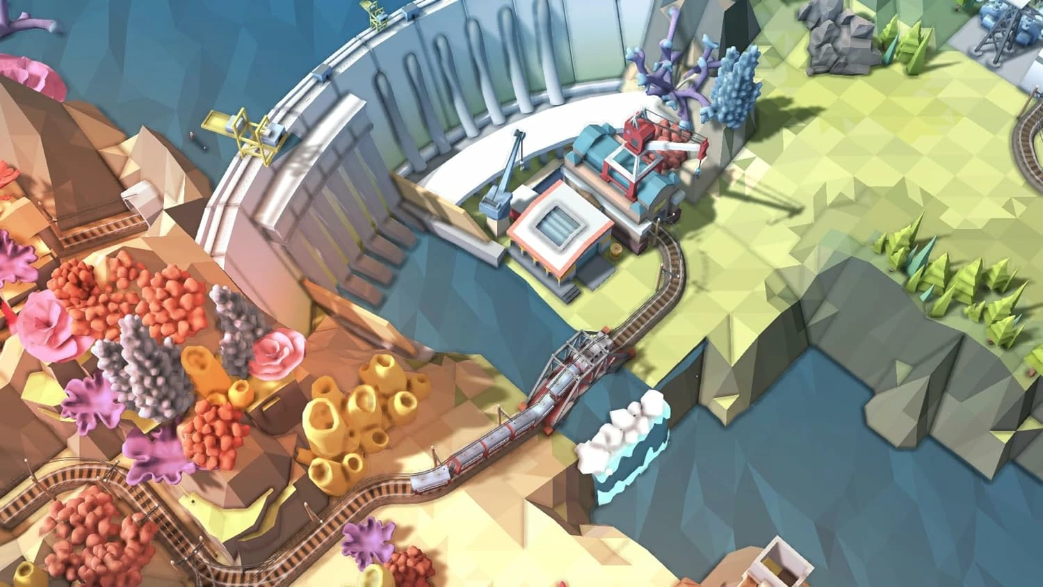 Lojë për Nintendo Switch Numskull Games Train Valley Collection Deluxe Edition, 2-në-1 (Train Valley 1 + Train Valley 2), me DLC + dioramë 3D letre + set hekurudhe 4 pjesë