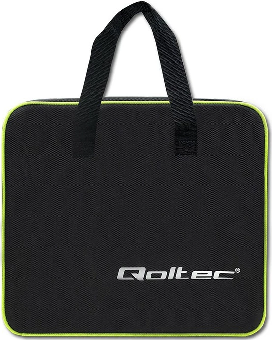 Karikues portativ për vetura elektrike Qoltec 52465, Type 2, 3.5kW, 5m, i zi/gjelbër