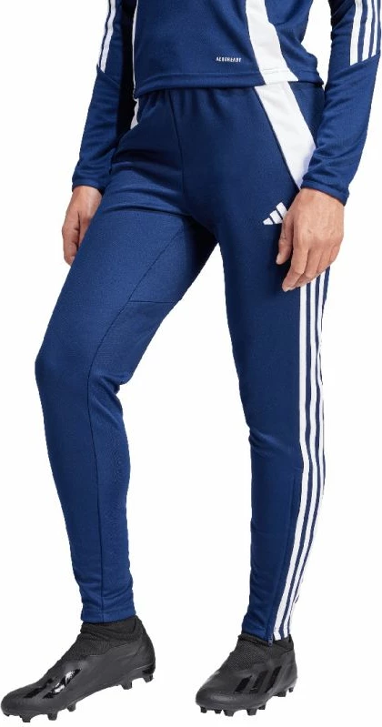 Pantallona sportive për femra adidas, blu marine