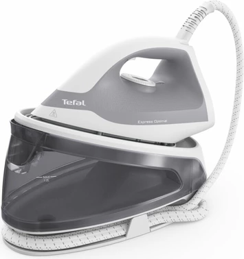 Stacion hekurosjeje me avull Tefal Express Optimal SV4111E0 2200W 1.2L pllakë qeramike Gri/Bardhë