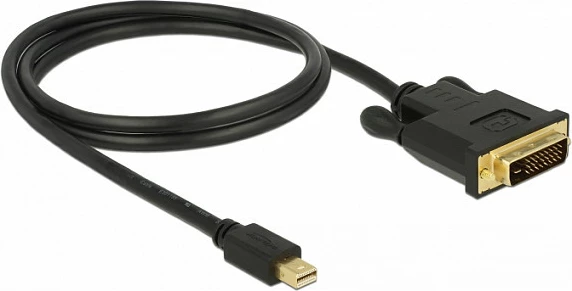 Kabëll DeLOCK 83988, Mini DisplayPort në DVI-D, 1m, i zi