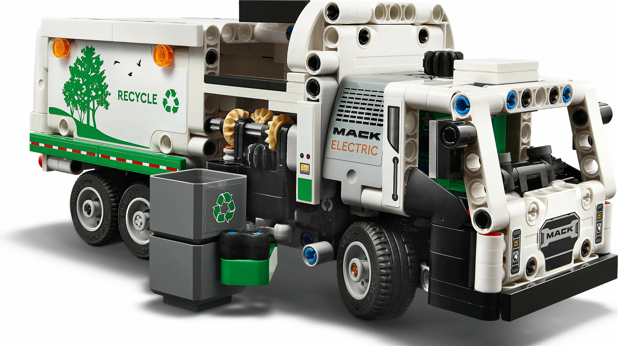 Set ndërtimi LEGO Technic Mack LR Electric Garbage Truck 503 pjesë shumëngjyrëshe