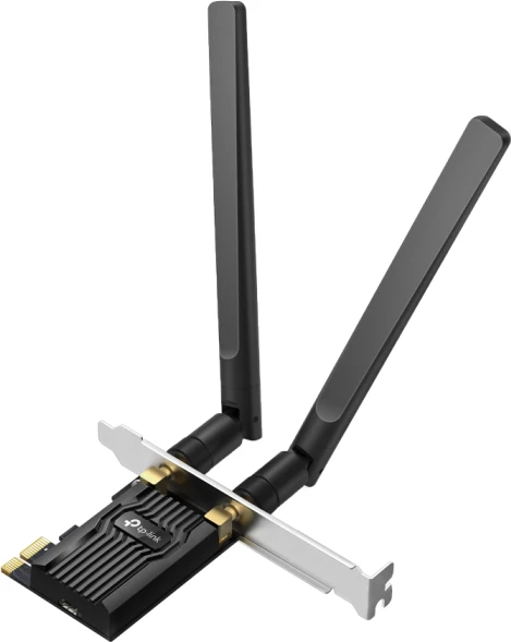 kartelë rrjeti PCIe Wi‑Fi + Bluetooth TP-LINK Archer T4E V3, AC1200, Dual-Band, 2 antena