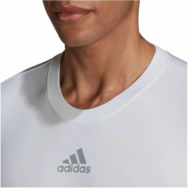 Maicë adidas TechFit Warm për Meshkuj, e Bardhë [Madhësia: L]