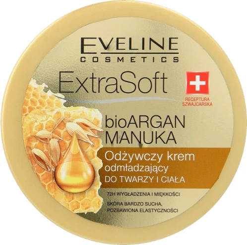 Krem për fytyrë dhe trup Eveline Cosmetics Extra Soft Nourishing Rejuvenating, 175ml