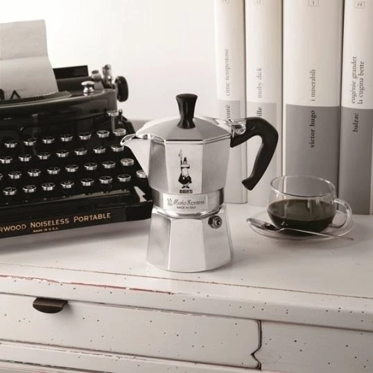 Kafetierë moka Bialetti Moka Express 990001168, 2 filxhana, argjend