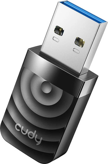 Adapter USB Cudy WU1300S, Wi-Fi 5, 867 Mbit/s, Ngjyrë e zezë