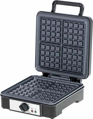 Aparat për vafla Adler AD 3049 1800W, 4 vafla, kontroll temperature, i zi