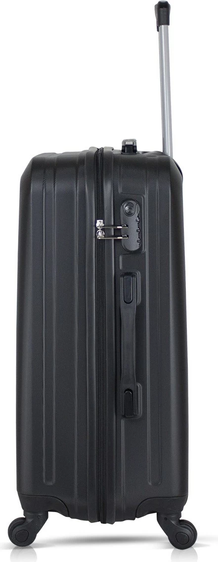 Set valixhesh (3 copë), ngjyrë e zezë, Zoozie Bags, 8077