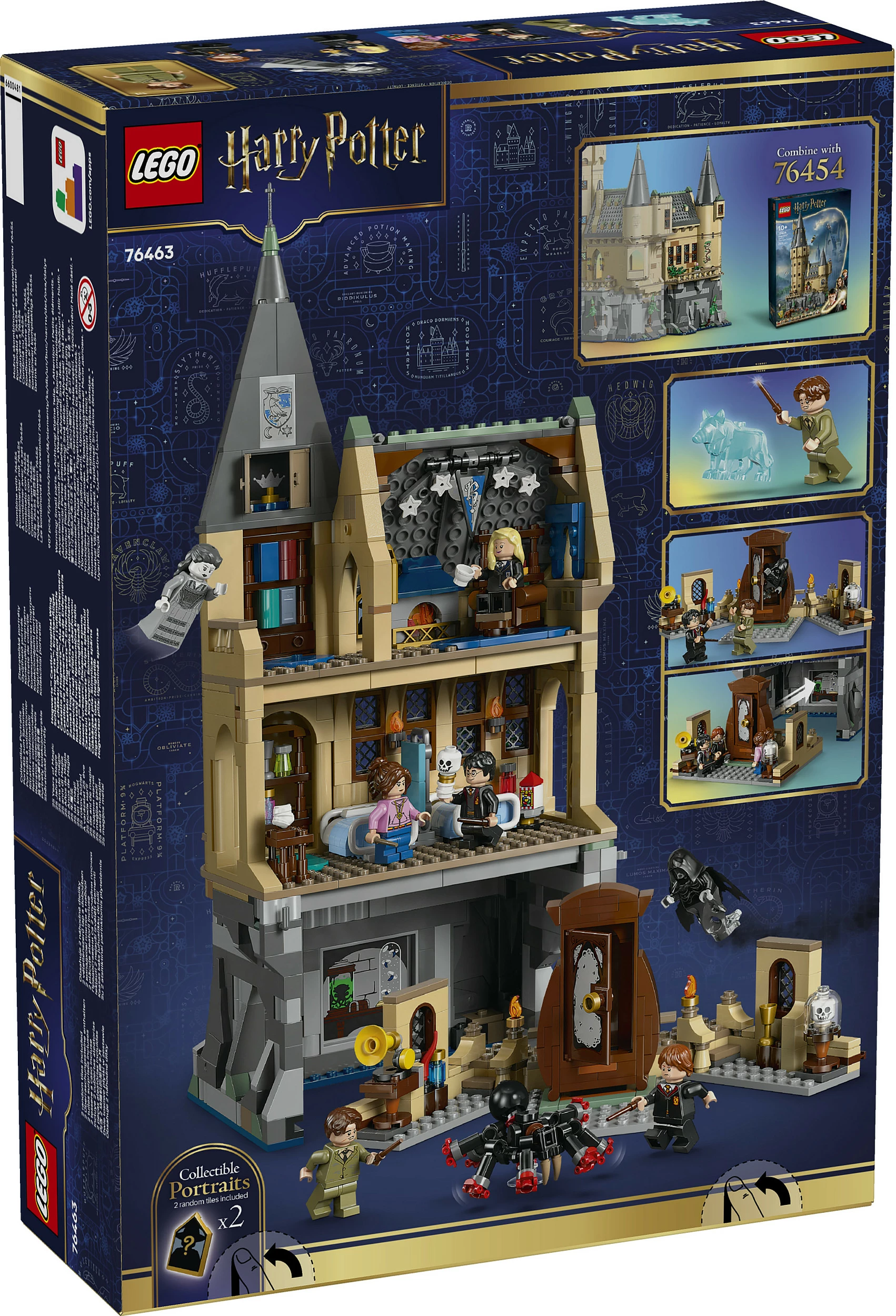 Set ndërtimi LEGO Harry Potter Hogwarts Castle 76463, 907 copë, 7 minifigura, shumëngjyrësh