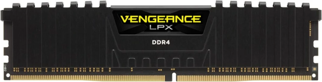 RAM Memorje DDR4, Corsair Vengeance LPX CMK16GX4M2Z2666C16, 16GB (2x8GB) 2666 MHz CL16, e zezë, set 2