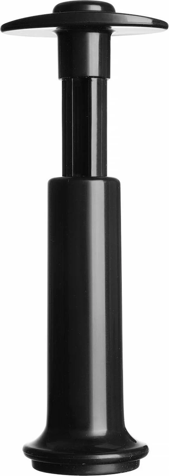 Ruajtës vakum vere, Bar Up, 140 x 65 x 50 mm, set me pompë dhe 2 tapa, e zezë