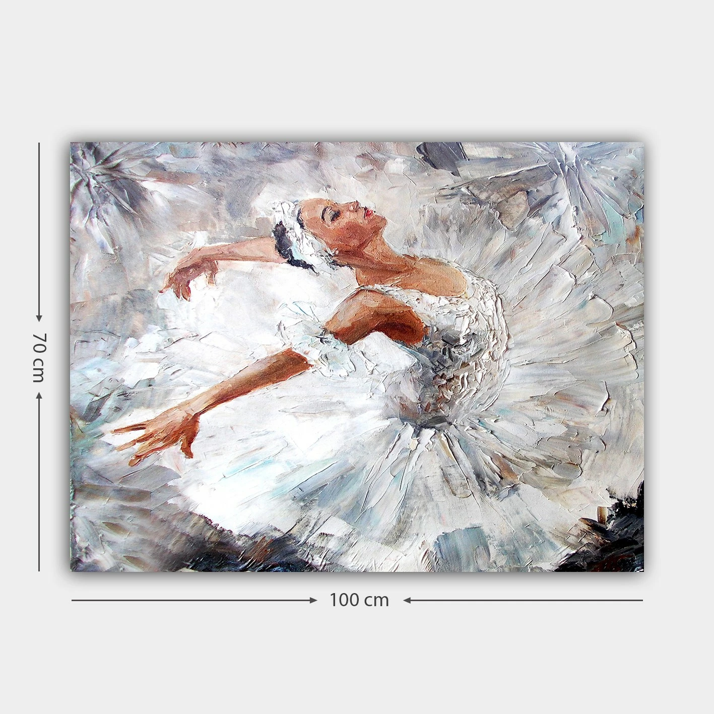 Pikturë dekorative në kanavacë, shumëngjyrëshe, 70x100cm, 251591584_70100