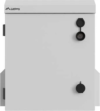 Kabinet rack LANBERG 10" 3U IP55, montim në mur, 320x220x400, gri