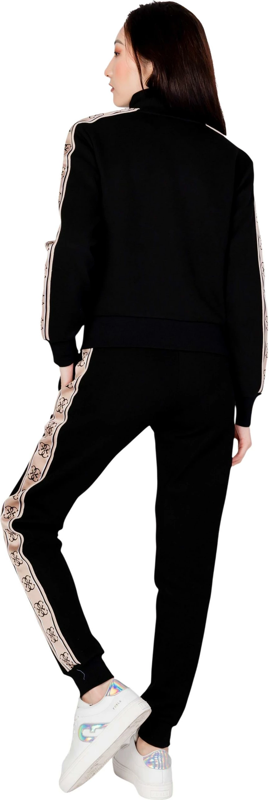 Duks për femra Guess Active Britney Full Zipper, i zi [Madhësia: S]