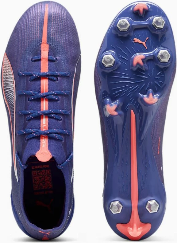 Atlete futbolli Puma për meshkuj, vjollcë dhe blu